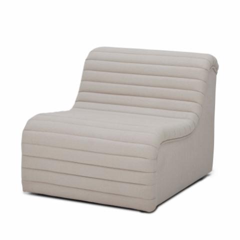 Allure Lounge Stol, Natur, Polyester